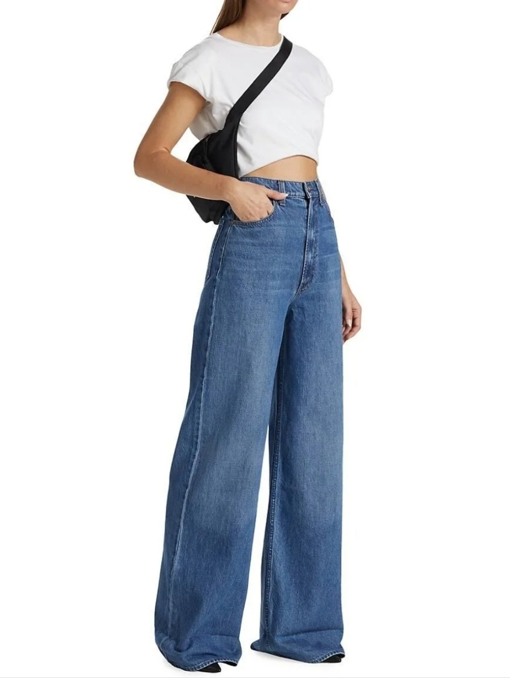 MOTHER SNACKS! The Funnel Heel Cuff Jeans in Delicious Memories Wash - Picture 12 of 12